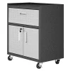 Promo 😉 Manhattan Comfort Fortress 31.5" Mobile Garage Cabinet with Drawer and Shelves ✨ -Manhattan Comfort Online Shop Belk 2203