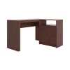 Cheap 🛒 Manhattan Comfort Kalmar L -Shaped Office Desk in Dark Brown 🤩 -Manhattan Comfort Online Shop Belk 2207