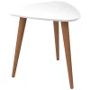 Outlet ⭐ Manhattan Comfort Utopia High Triangle End Table in Off White ✨ -Manhattan Comfort Online Shop Belk 2225