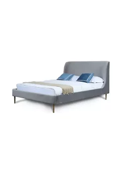 Wholesale 🔥 Manhattan Comfort Heather Queen Bed in Grey ✨