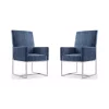 Coupon 🧨 Manhattan Comfort Element Dining Armchair in Blue (Set of 2) 🧨 -Manhattan Comfort Online Shop Belk 2273
