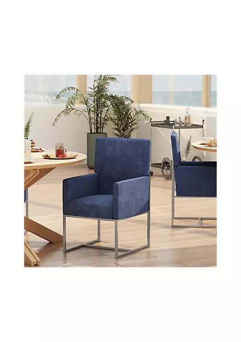 Coupon ๐งจ Manhattan Comfort Element Dining Armchair in Blue (Set of 2) ๐งจ 4 Coupon ๐งจ Manhattan Comfort Element Dining Armchair in Blue (Set of 2) ๐งจ - Image 2