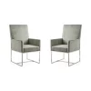 Cheapest 🧨 Manhattan Comfort Element Dining Armchair in Steel (Set of 2) ❤️ -Manhattan Comfort Online Shop Belk 2285