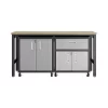 Buy 🤩 Manhattan Comfort Fortress 3-Piece Mobile Space-Saving Garage Cabinet and Worktable 2.0 in Grey 🥰 -Manhattan Comfort Online Shop Belk 2311