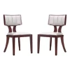 Top 10 🥰 Manhattan Comfort Pulitzer Dining Chair (Set of Two) in Silver and Walnut 👏 -Manhattan Comfort Online Shop Belk 2422