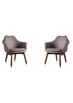 Best reviews of 👍 Manhattan Comfort Cronkite Accent Chair in Grey and Walnut ✨ -Manhattan Comfort Online Shop Belk 2437