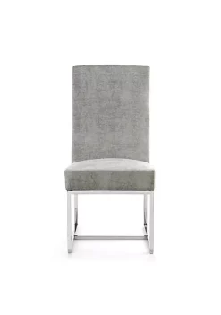 Budget 🛒 Manhattan Comfort Element Velvet Dining Chair in Steel 👍 -Manhattan Comfort Online Shop Belk 2464