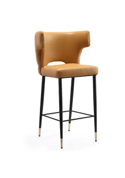 Best reviews of 😍 Manhattan Comfort Holguin 37" Counter Stool with Tufted Back Buttons in Saddle 🎉 -Manhattan Comfort Online Shop Belk 2493