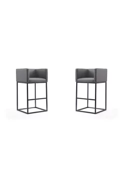 Best reviews of 🎁 Manhattan Comfort Embassy Barstool in Grey and Black ✨ -Manhattan Comfort Online Shop Belk 2498