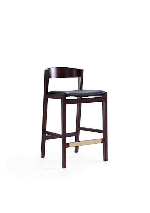 Brand new ๐ฅ Manhattan Comfort Klismos Counter Stool in Black and Dark Walnut ๐คฉ 4 Brand new ๐ฅ Manhattan Comfort Klismos Counter Stool in Black and Dark Walnut ๐คฉ - Image 2