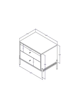 Wholesale 🥰 Manhattan Comfort Jasper Nightstand 🛒 -Manhattan Comfort Online Shop Belk 2525