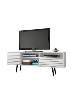 Brand new 😉 Manhattan Comfort Liberty 70.86" Mid-Century Modern TV Stand in White ❤️