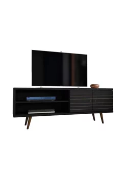 Brand new ๐ Manhattan Comfort Liberty 62.99" Mid-Century Modern TV Stand in Black โญ