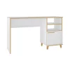 Coupon 🔥 Manhattan Comfort Minetta Office Desk in White 🧨 -Manhattan Comfort Online Shop Belk 2627
