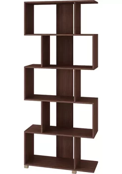 Promo โ Manhattan Comfort Petrolina Z-Shelf in Nut Brown ๐งจ