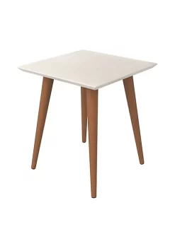 Discount ✨ Manhattan Comfort Utopia High Square End Table in White Gloss 🔥