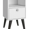 Flash Sale 🧨 Manhattan Comfort Abisko Side Table in White 👍 -Manhattan Comfort Online Shop Belk 2670