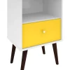 Cheapest โ๏ธ Manhattan Comfort Liberty Mid-Century Modern Nightstand 1.0 in White and Yellow ๐งจ 1 Cheapest โ๏ธ Manhattan Comfort Liberty Mid-Century Modern Nightstand 1.0 in White and Yellow ๐งจ -Manhattan Comfort Online Shop Belk 2694