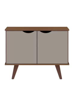 New 🥰 Manhattan Comfort Hampton 33.07 Inch Accent Cabinet in White 🎁