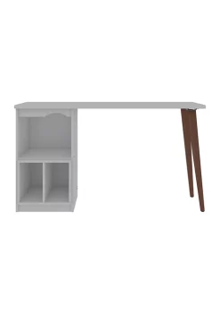 Brand new 🔔 Manhattan Comfort Hampton 53.54 Inch Home Office Desk in White 🤩 -Manhattan Comfort Online Shop Belk 339