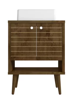 Best Sale 🎁 Manhattan Comfort Liberty 23.62 Inch Bathroom Vanity Sink in White 🥰 -Manhattan Comfort Online Shop Belk 427