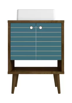 Best Sale 🎁 Manhattan Comfort Liberty 23.62 Inch Bathroom Vanity Sink in White 🥰 -Manhattan Comfort Online Shop Belk 429