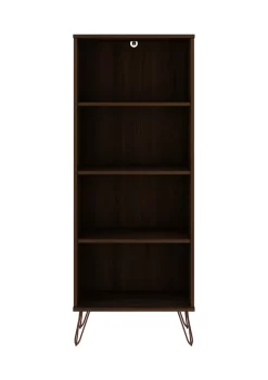 Brand new 🎉 Manhattan Comfort Rockefeller Bookcase 1.0 in White 🥰 -Manhattan Comfort Online Shop Belk 494
