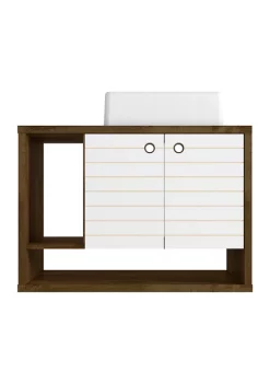 Best Pirce ⌛ Manhattan Comfort Liberty 31.49 Inch Floating Bathroom Vanity Sink in White 😍 -Manhattan Comfort Online Shop Belk 511