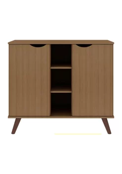 New 🤩 Manhattan Comfort Hampton 39.37 Inch Buffet Stand in White 🎁