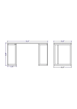 Cheapest 😍 Manhattan Comfort 2-Piece Lexington Desk with Drawers 🥰 -Manhattan Comfort Online Shop Belk 639