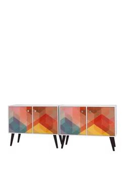 Cheap ✨ Manhattan Comfort 2- Piece Avesta Double Side Table 🌟 -Manhattan Comfort Online Shop Belk 75