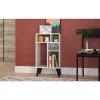 Promo 👍 Manhattan Comfort Warren Low Bookcase with Feet 🎉 -Manhattan Comfort Online Shop Belk 761