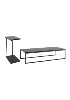 Buy ๐ Manhattan Comfort 2-Piece Celine Coffee and End Table โ๏ธ