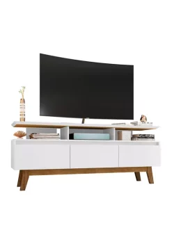 Coupon 👍 Manhattan Comfort Yonkers 62.99 Inch TV Stand in Off White and Cinnamon 💯 -Manhattan Comfort Online Shop Belk 78