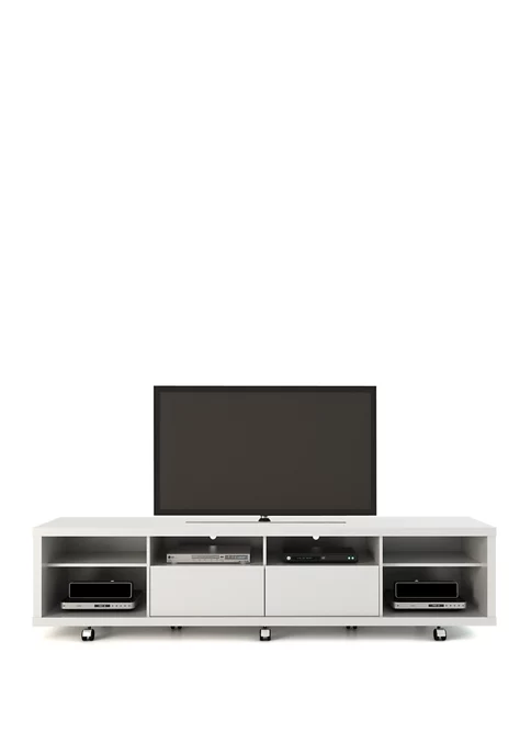 Discount ✔️ Manhattan Comfort Cabrini TV Stand 2.2 Inch White Gloss ✔️ 5 Discount ✔️ Manhattan Comfort Cabrini TV Stand 2.2 Inch White Gloss ✔️ - Image 3