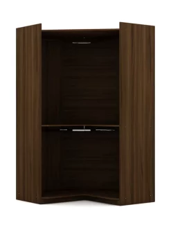 Cheapest 👏 Manhattan Comfort Mulberry Open Corner Closet 😍