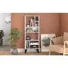 Outlet 🛒 Manhattan Comfort Warren Tall Bookcase with Feet 🔔 -Manhattan Comfort Online Shop Belk 866