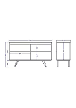 Hot Sale 😉 Manhattan Comfort Tudor 53.15 Sideboard 👏 -Manhattan Comfort Online Shop Belk 881