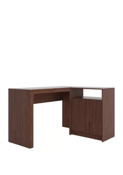 Best reviews of 👍 Manhattan Comfort Kalmar L Shaped Office Desk with Inclusive 🌟 -Manhattan Comfort Online Shop Belk 955